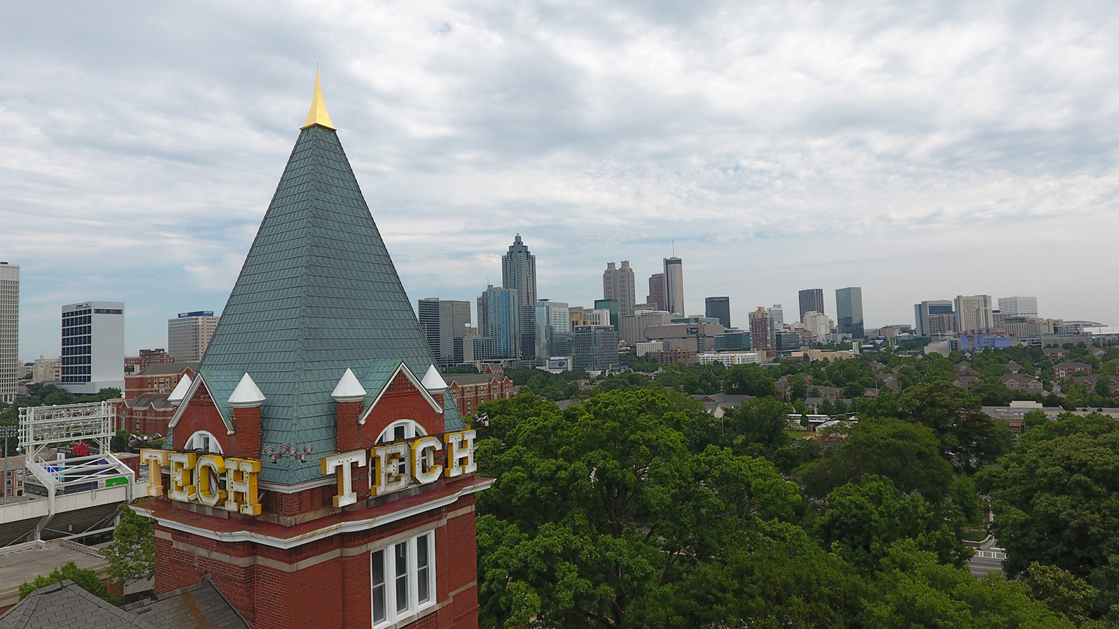 Tech Tower from above